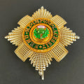 UK British Order of the Thistle Breast Star – 925 Sterling Silver Enamel