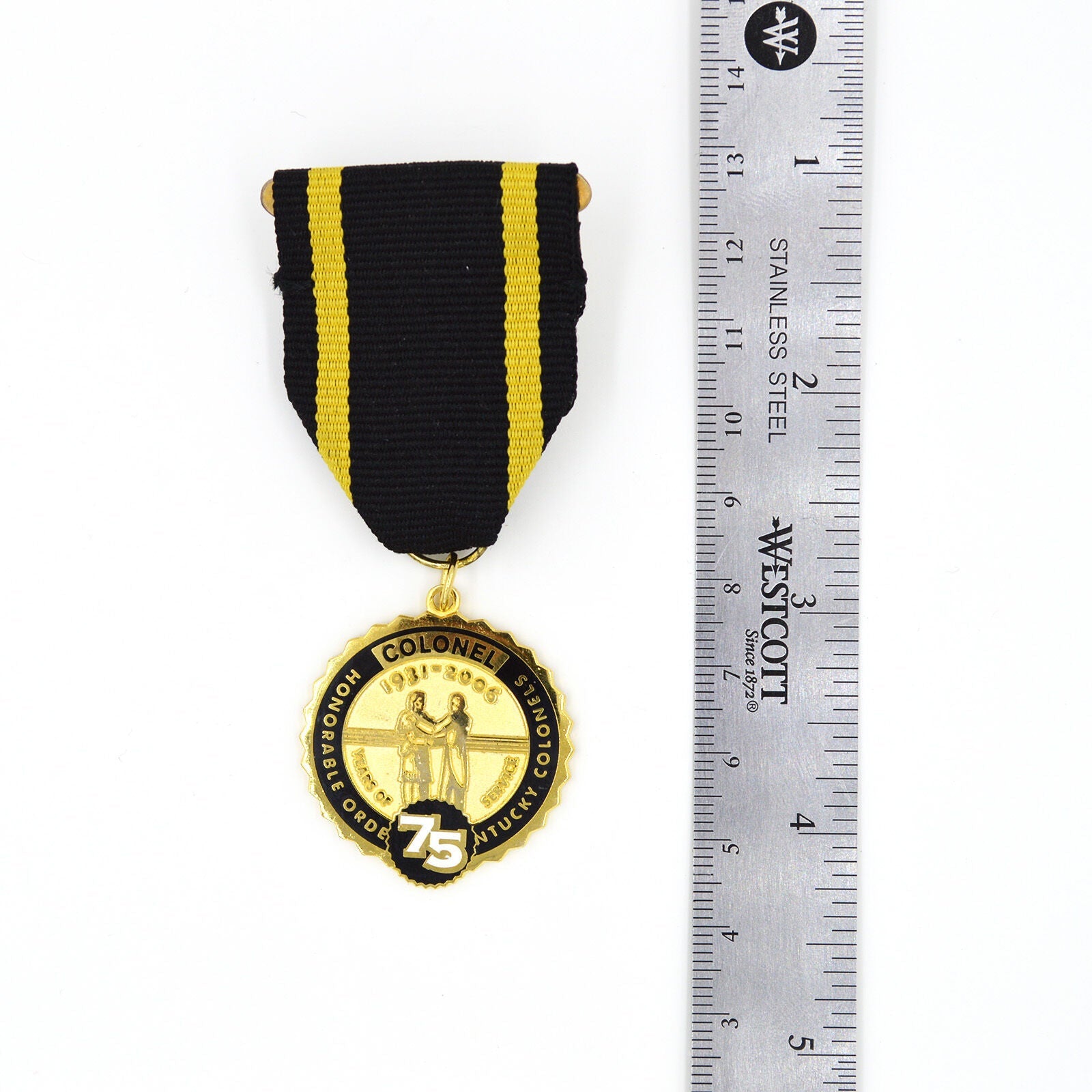 U.S. Honorable Order of Kentucky Colonels Medal – Original 2007 Issue with Case detail view 2