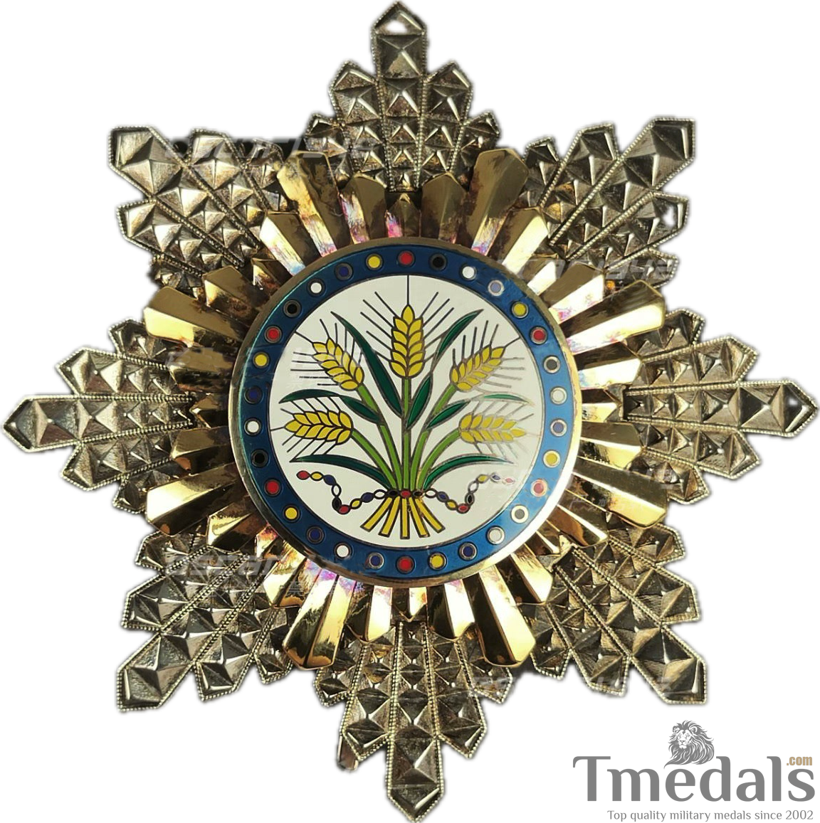 Republic of China, the Order of the Golden Grain, Second Class Medal reproduction