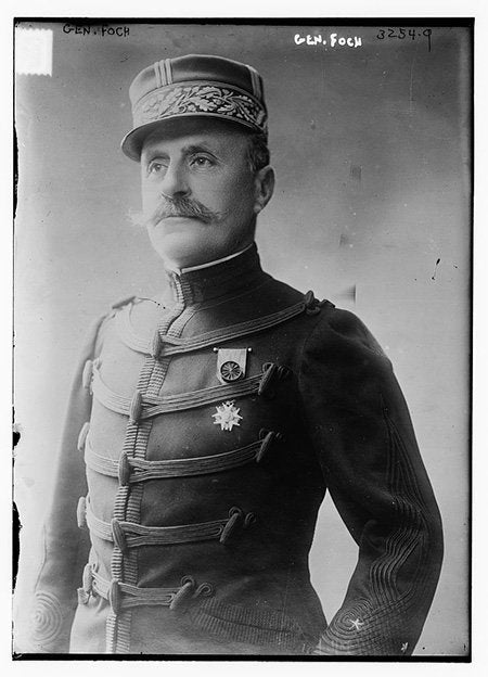 France Croix de Guerre 1914 – 1918 with Diamonds – Marshal Foch – 925 Silver detail view 22