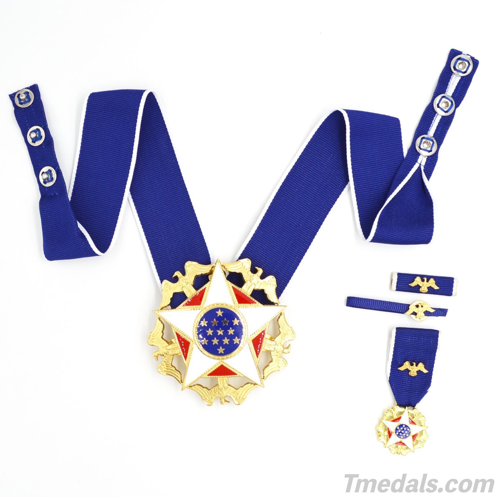 U.S. Order Presidential medal of freedom with distinction Pmof U.S. WWII Badge reproduction