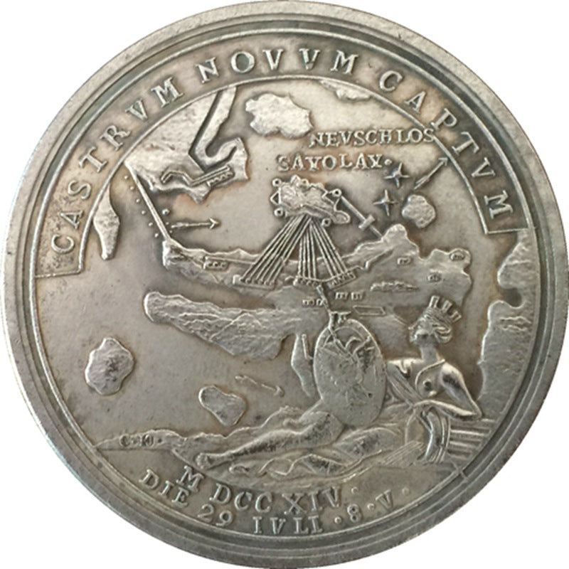 Imperial Russian Medal – Capture of Nyschlot, 1714 – B7 reproduction