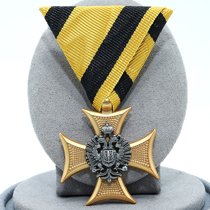 Austria-Hungary Officer’s Military Service Decoration 3rd Class Cross reproduction