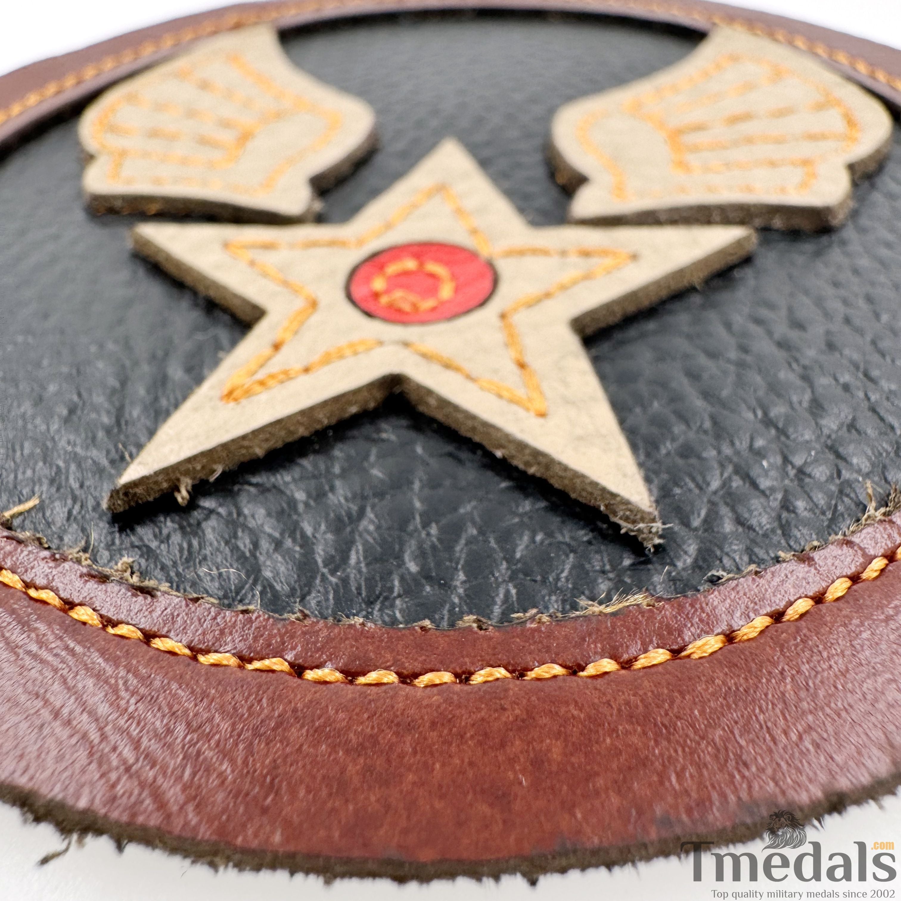 U.S. Army Air Force WWII Bullion USAF Air Corps Squadron Shoulder Uniform Patch detail view 3