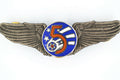 U.S. WWII WWII 5TH Air Force Wings Badge Pin Medal Enamel