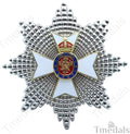 British Royal Victorian Order (RVO) Breast Star White Enamel & Gilt replica