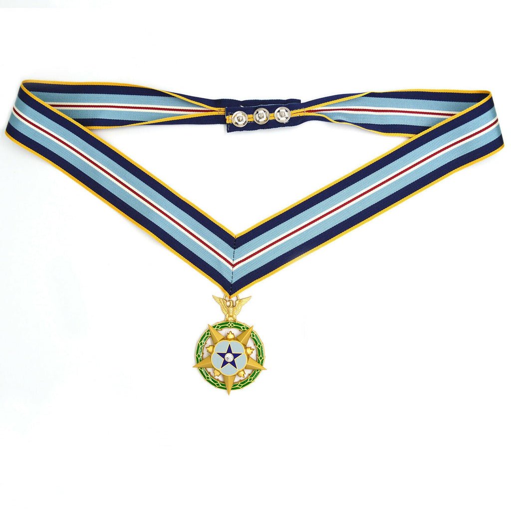Cased U.S. Space MOH Space Medal of Honor MOH Neckribbon Version WWII Badge Order reproduction