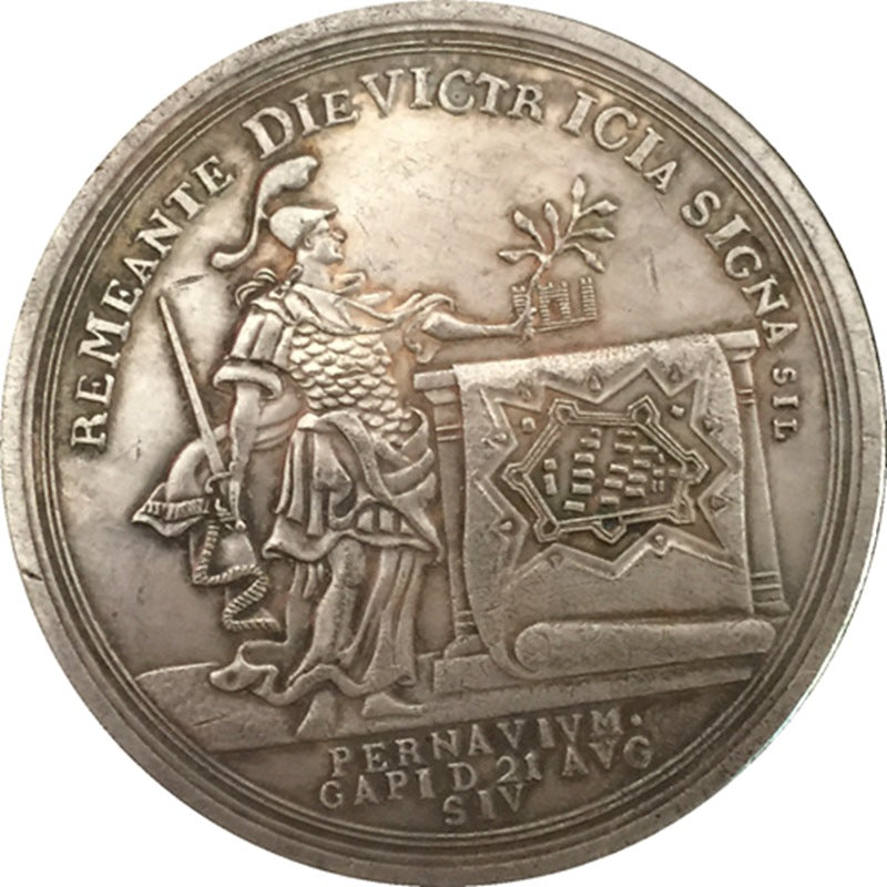 Imperial Russian Medal – Peter I Capture of Pernau 1710 B3 detail view 2