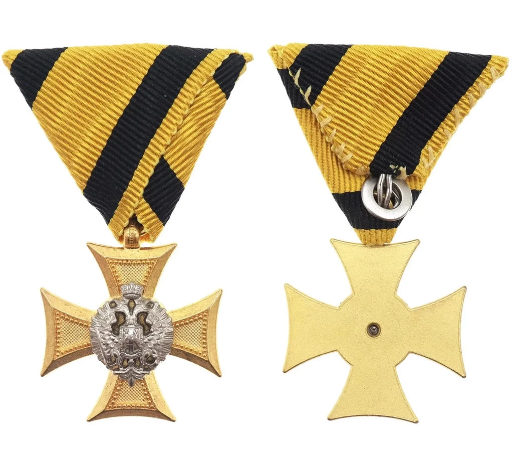 Austria-Hungary Officer’s Long Service Cross, 1st Class (25 Years) reproduction