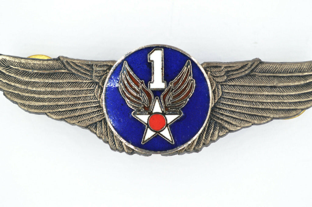 U.S. WWII WWII 1st Air Force Wings Badge Pin Medal reproduction