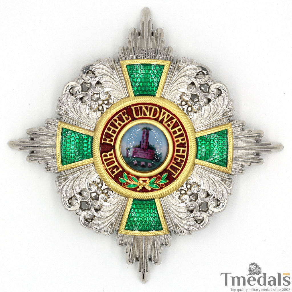 German Order of the Zähringer Lion, Commander Breast Star without Swords reproduction