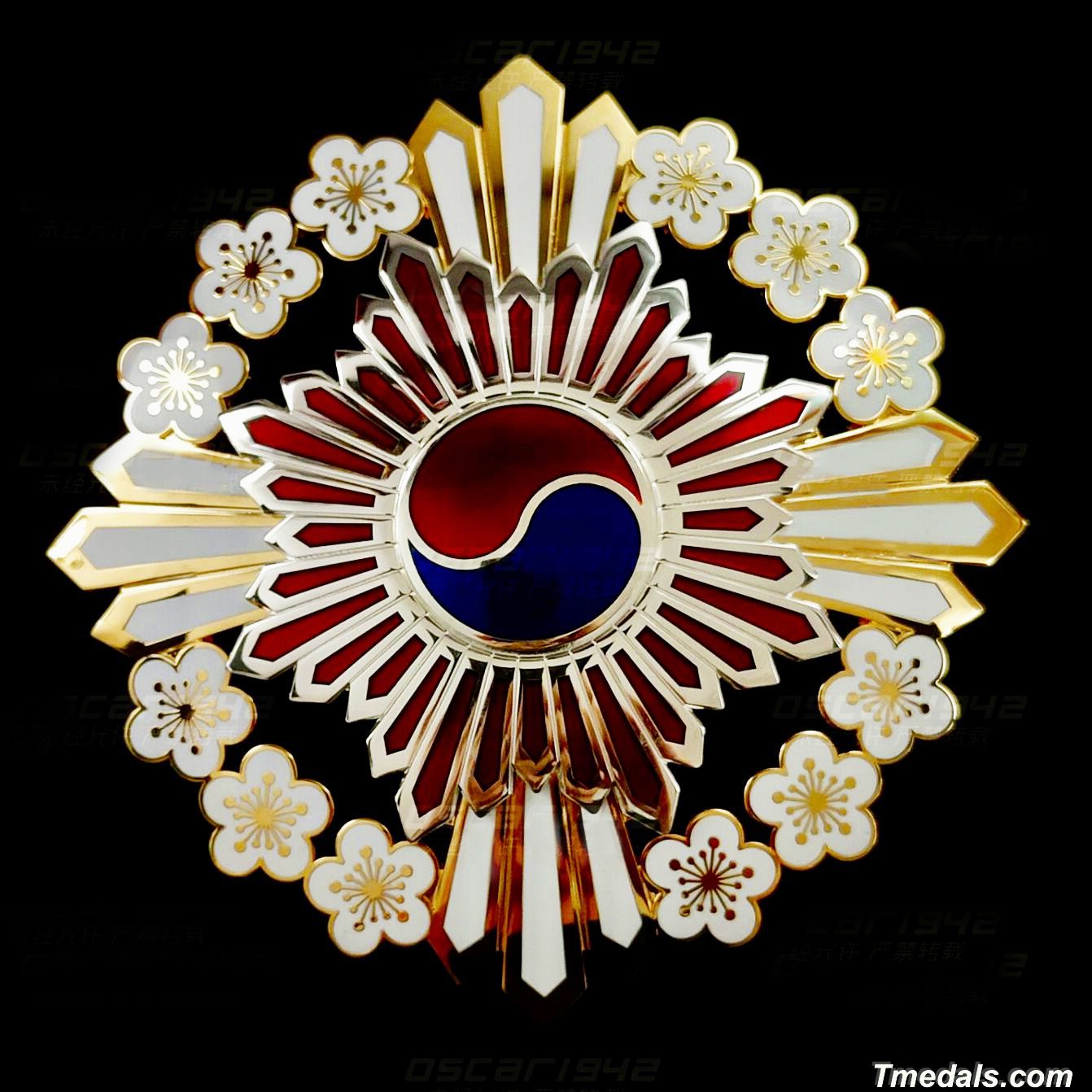 Korea – Order of the Plum Blossoms, I Class Grand Cordon Breast Star () reproduction