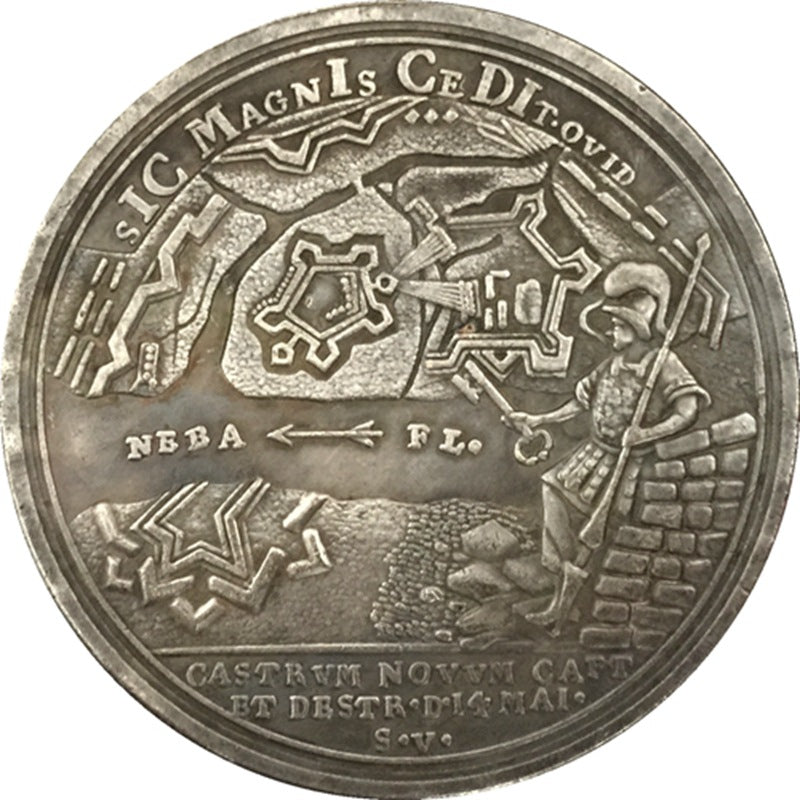 Imperial Russian Medal – Capture of Nienshanz, 1703 – B5 reproduction