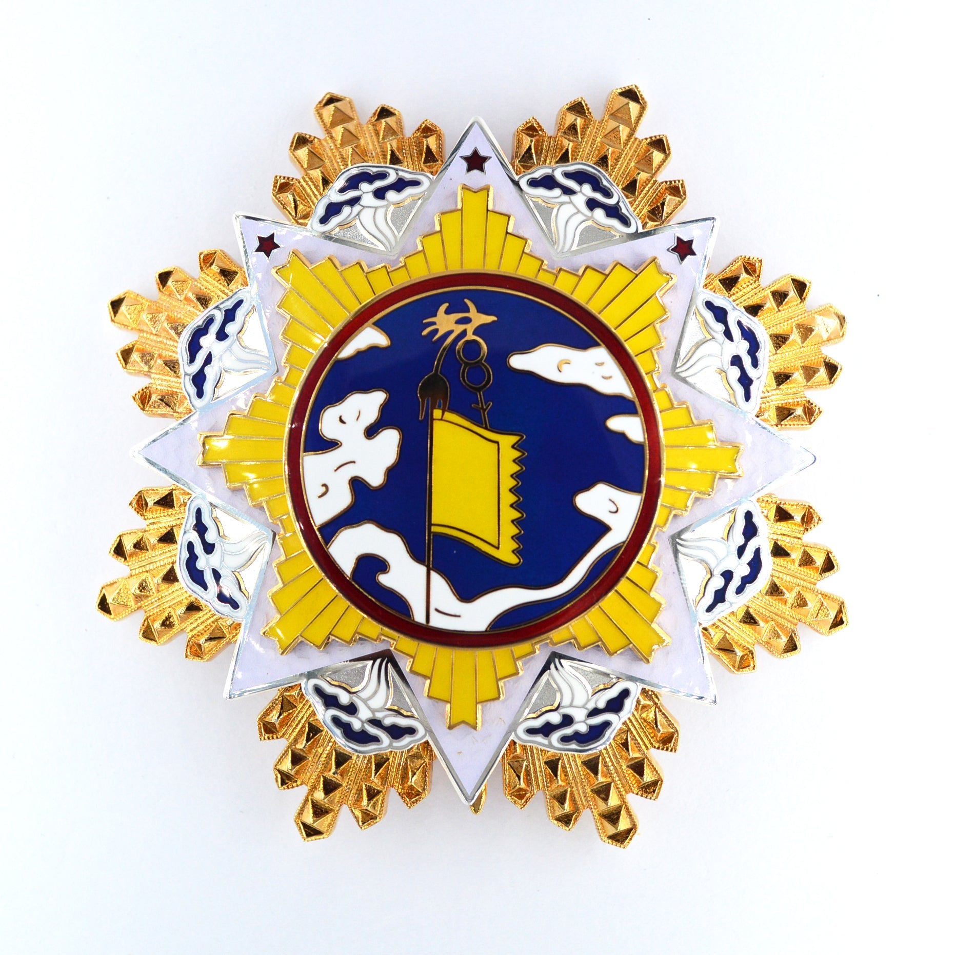 Chinese Republic Order of the Cloud and Banner First Class detail view 2