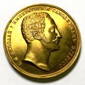 Imperial Russian Medal - 1850 for service in the convoy of Nicholas 1 gold B26 replica