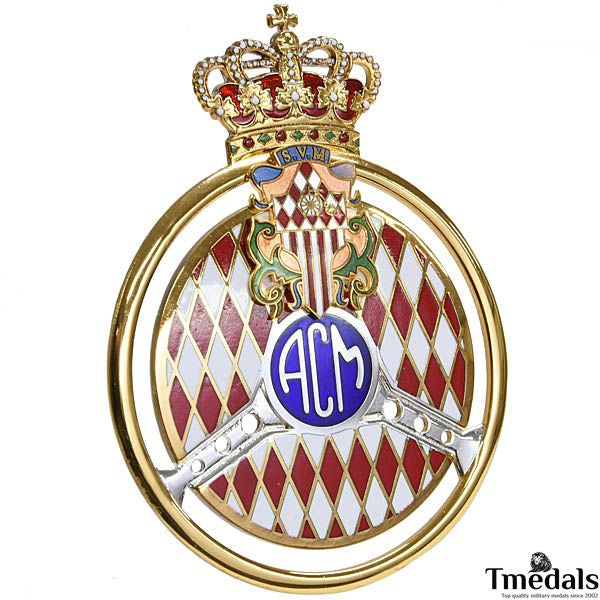 Automobile Club de Monaco (ACM) Gold Grille Badge – Original 2011 Issue detail view 5