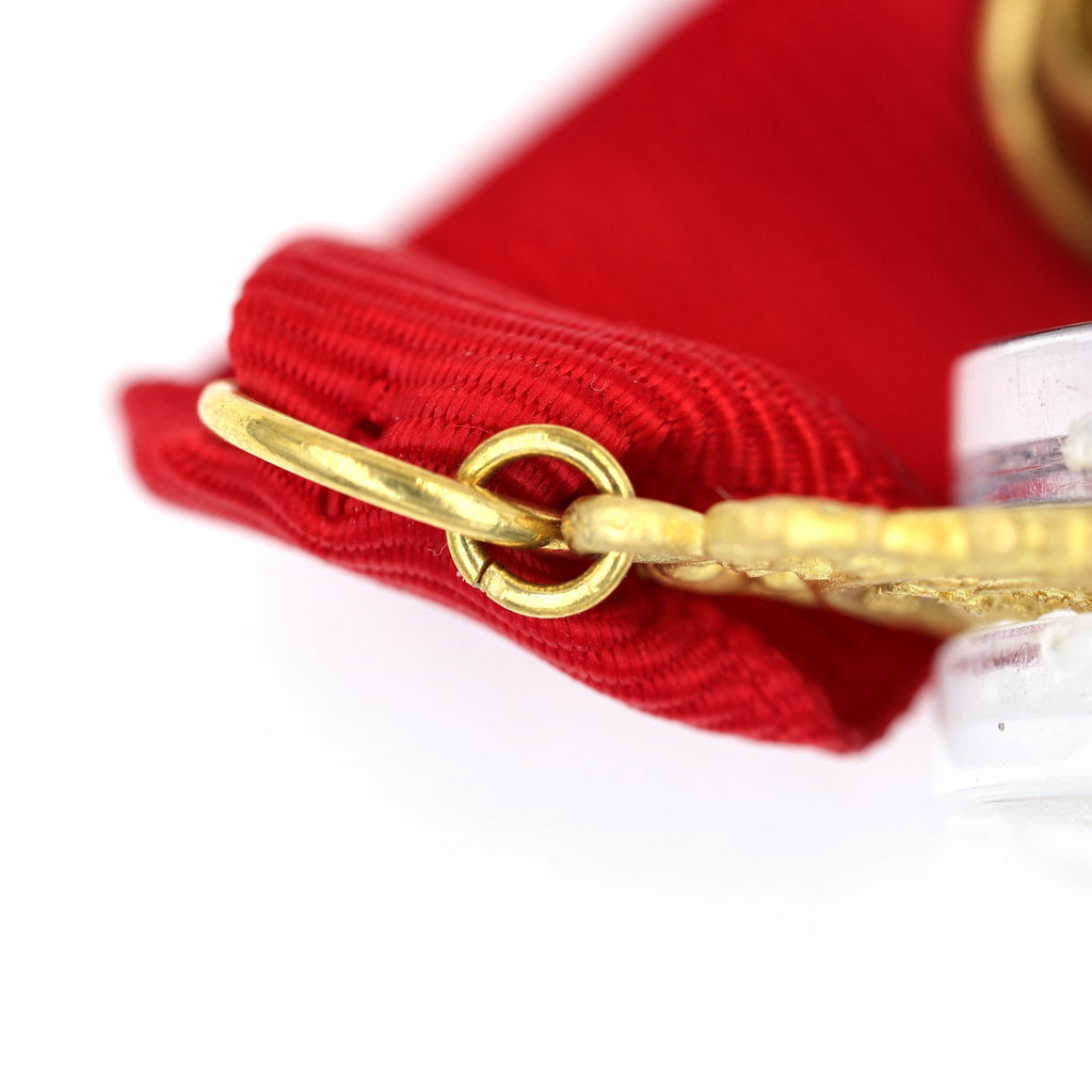 20pcs Solid Brass Mini Split Rings Medal Badge Sash Ribbon Hardware 4mm detail view 2