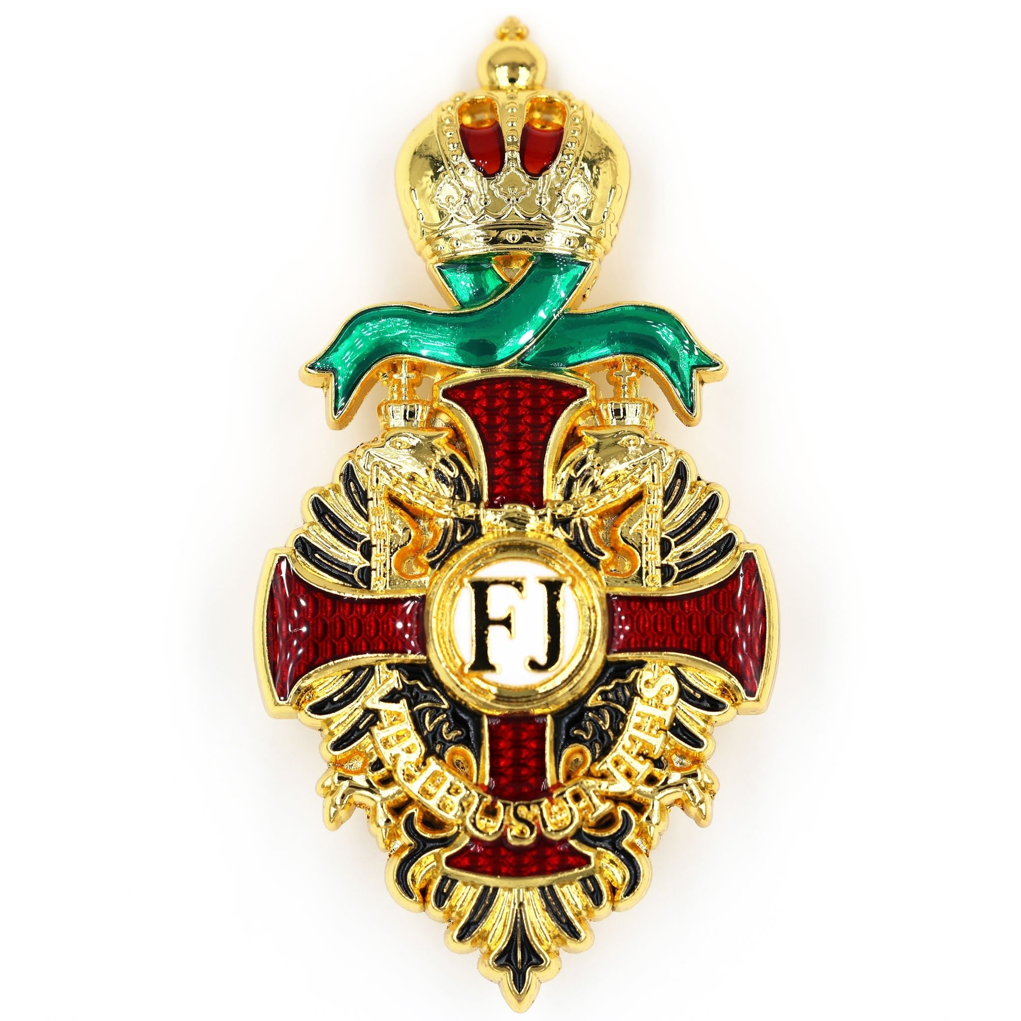 Austro Hungarian Franz Joseph Order Style Badge Pin FJ Medal reproduction