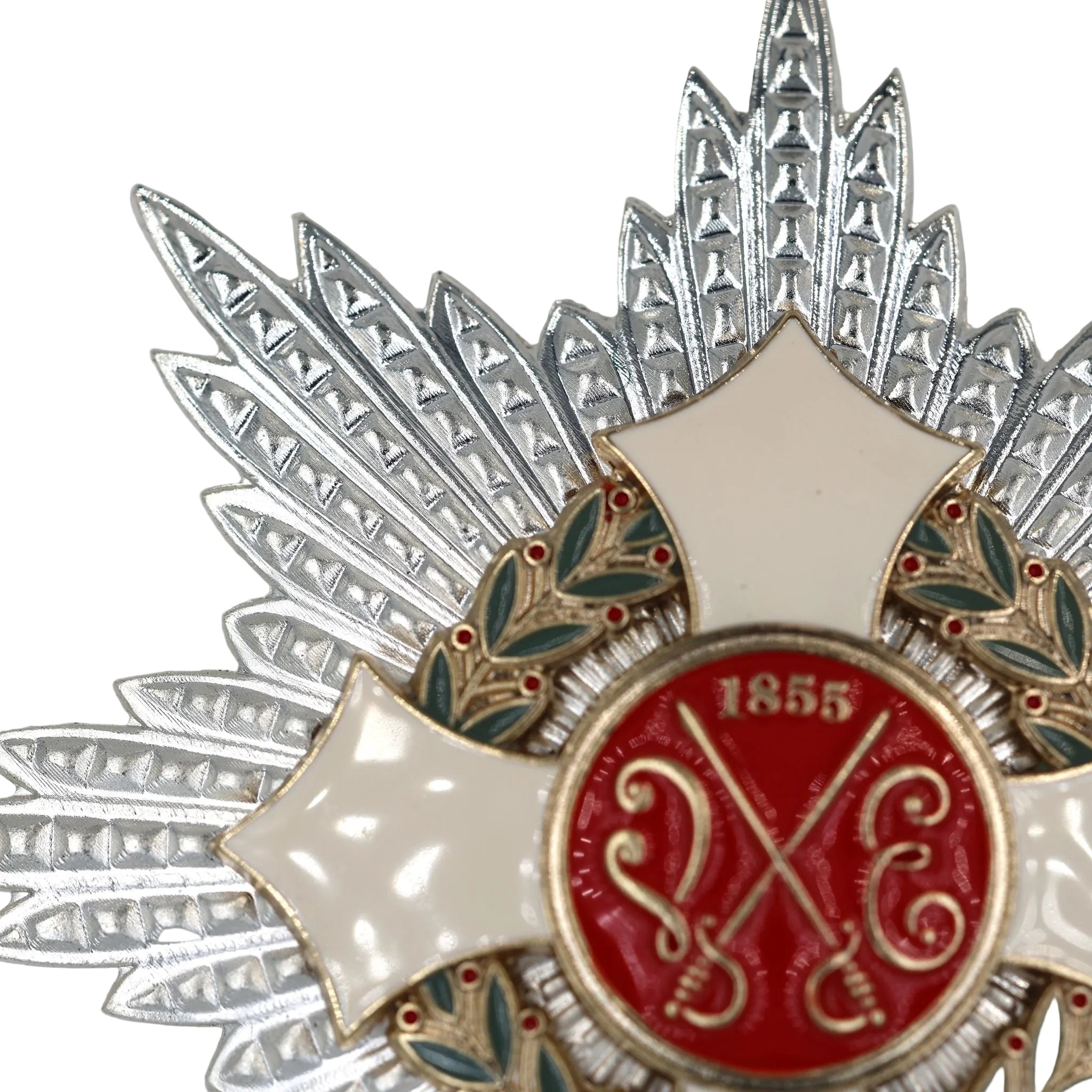 Military Order of Savoy Grand Cross Star 1855 – Italian Kingdom Medal detail view 4