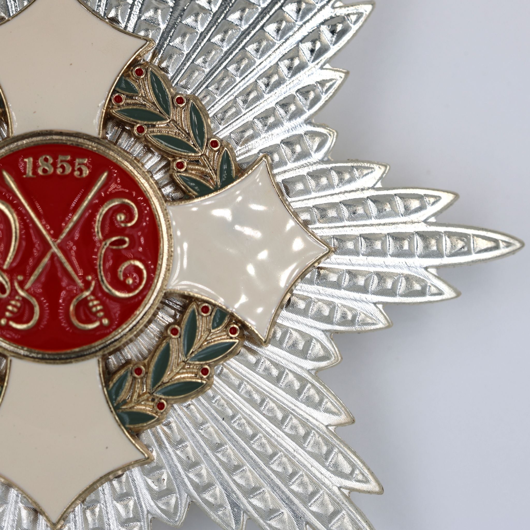 Military Order of Savoy Grand Cross Star 1855 – Italian Kingdom Medal detail view 7
