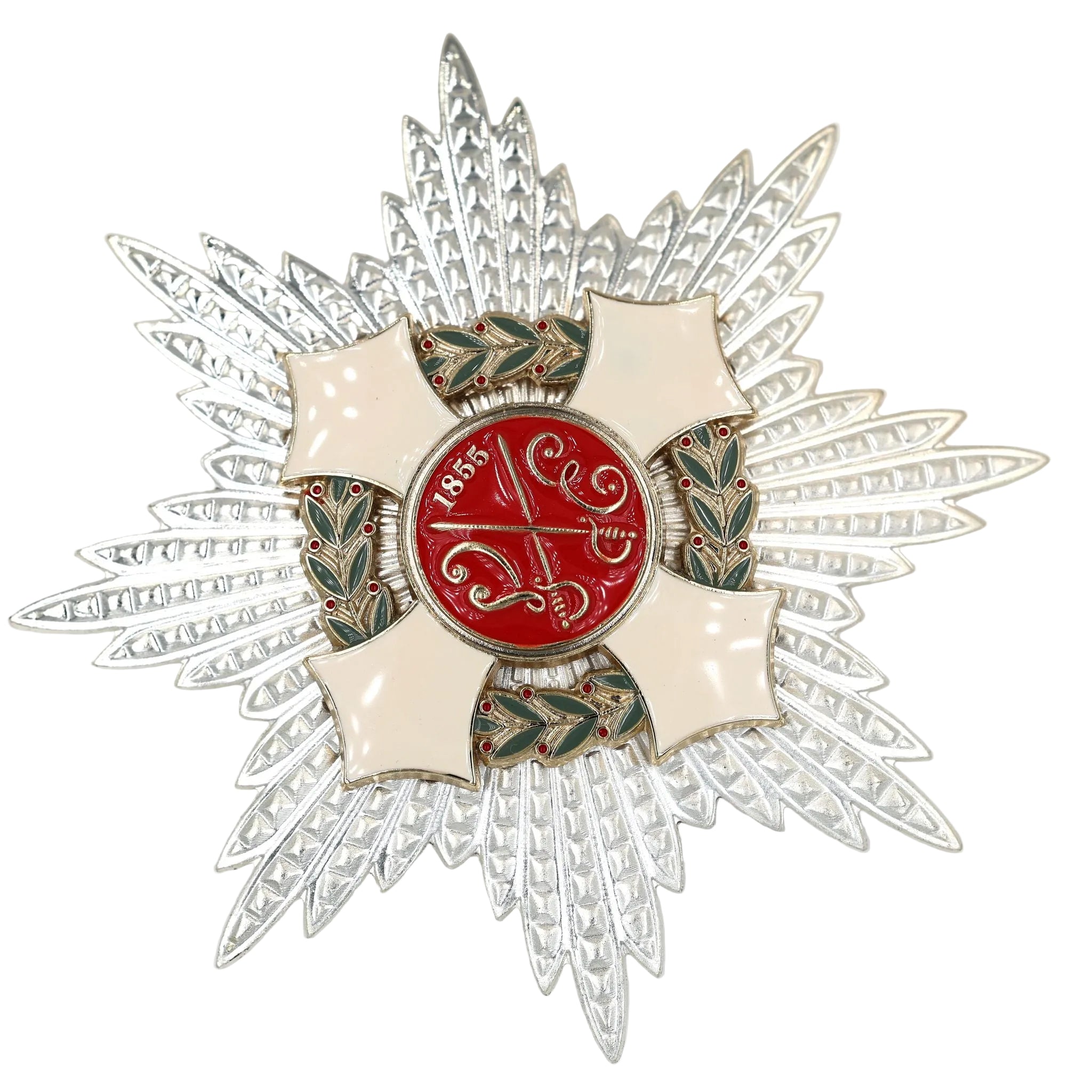 Military Order of Savoy Grand Cross Star 1855 – Italian Kingdom Medal detail view 5