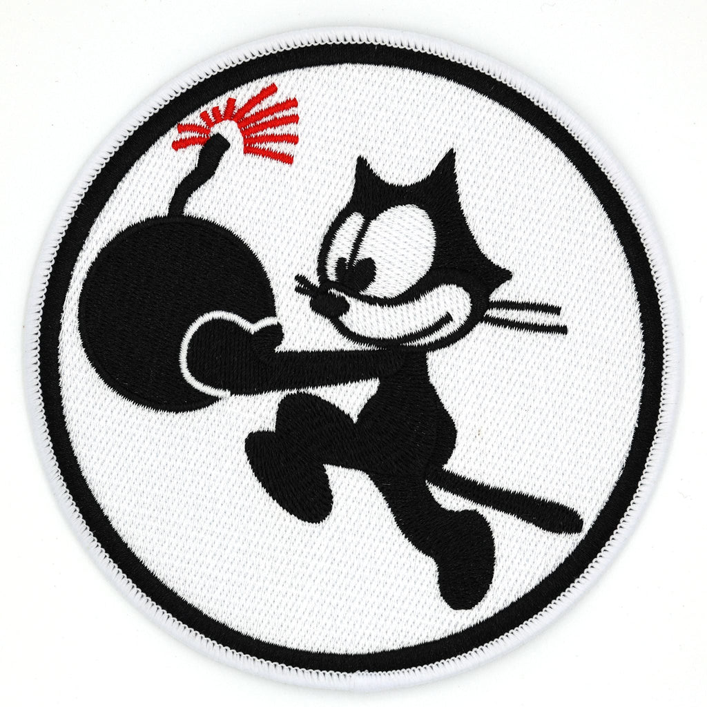 U.S. Navy VF-31 Fighting 31 Felix The Cat With Bomb Embroidered Patch WWII reproduction