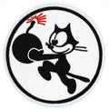 U.S. Navy VF-31 Fighting 31 Felix The Cat With Bomb Embroidered Patch WWII reproduction