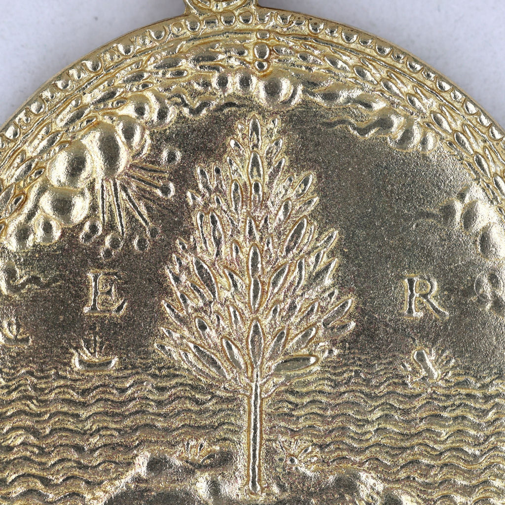 Queen Elizabeth I Armada Medal – Solid Copper with Chain detail view 9
