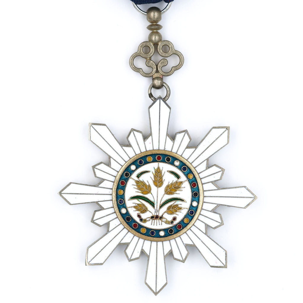 Republic of China Order of Golden Grain 6th Class Medal – Full-Size Copper detail view 6