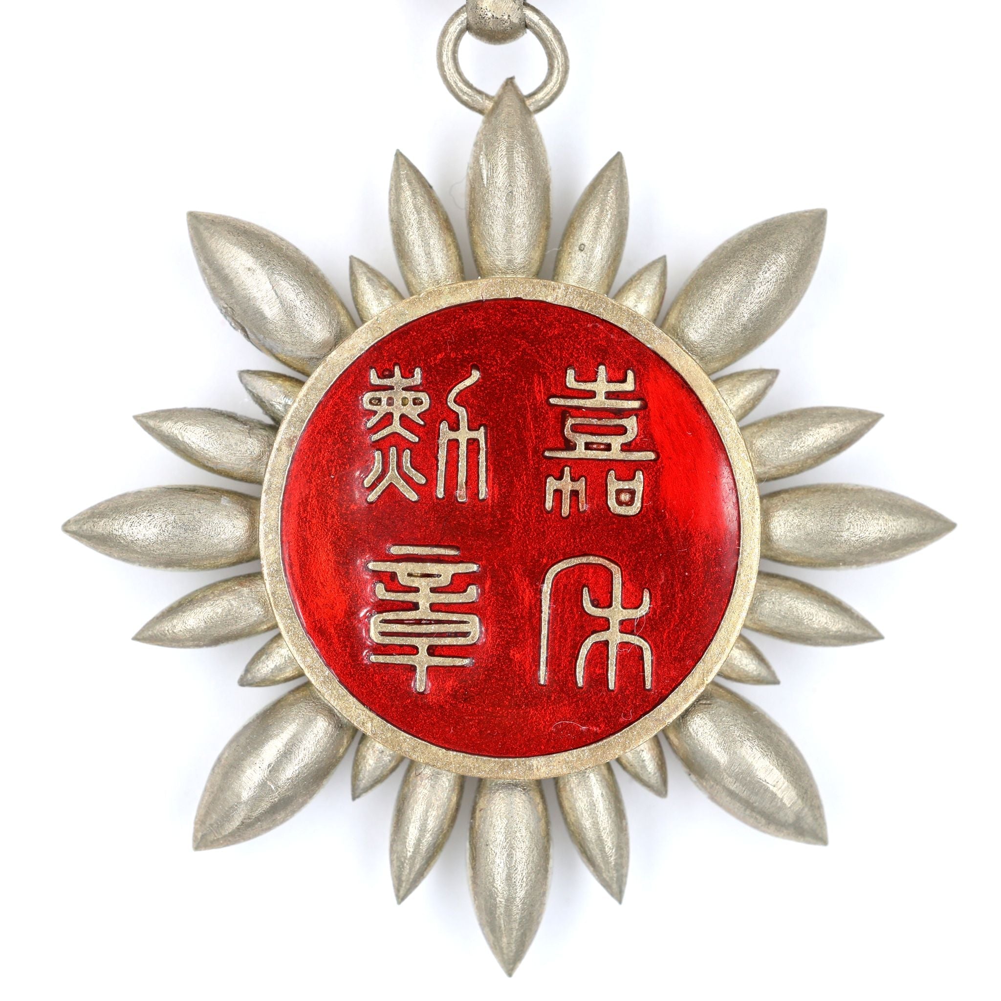 Republic of China 1912 Order of Golden Grain 9th Class Medal detail view 9
