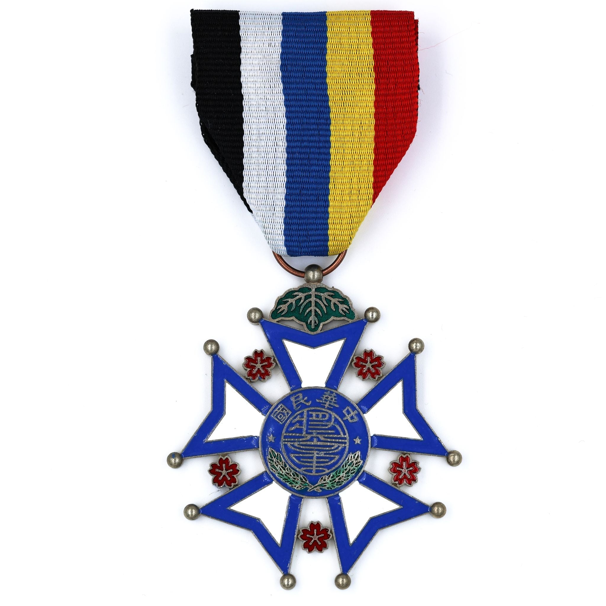 Republic of China Army and Navy Medal, Silver Class, 1912 – Full-Size Solid Copper replica