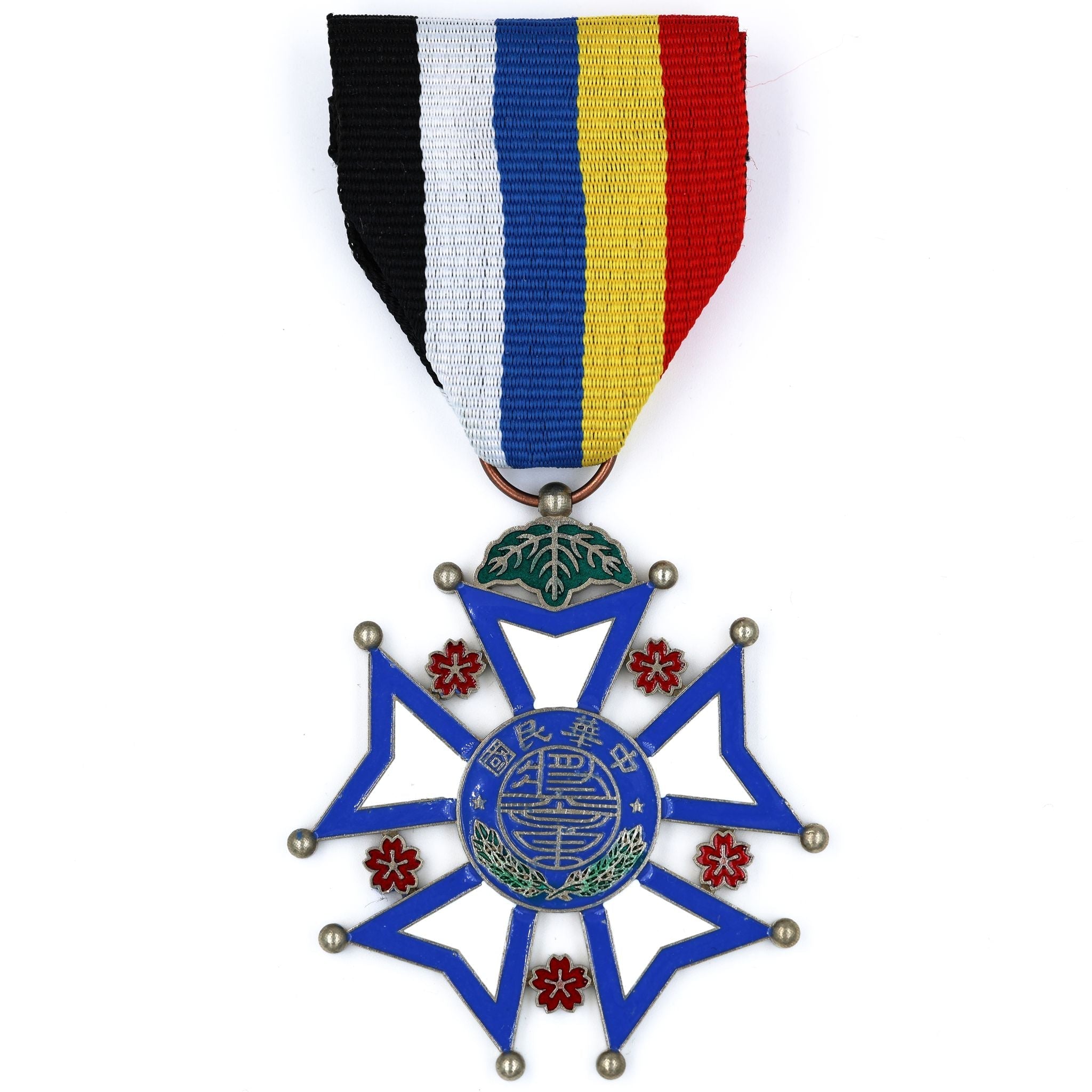 Republic of China Army and Navy Medal, Silver Class, 1912 – Full-Size Solid Copper detail view 2