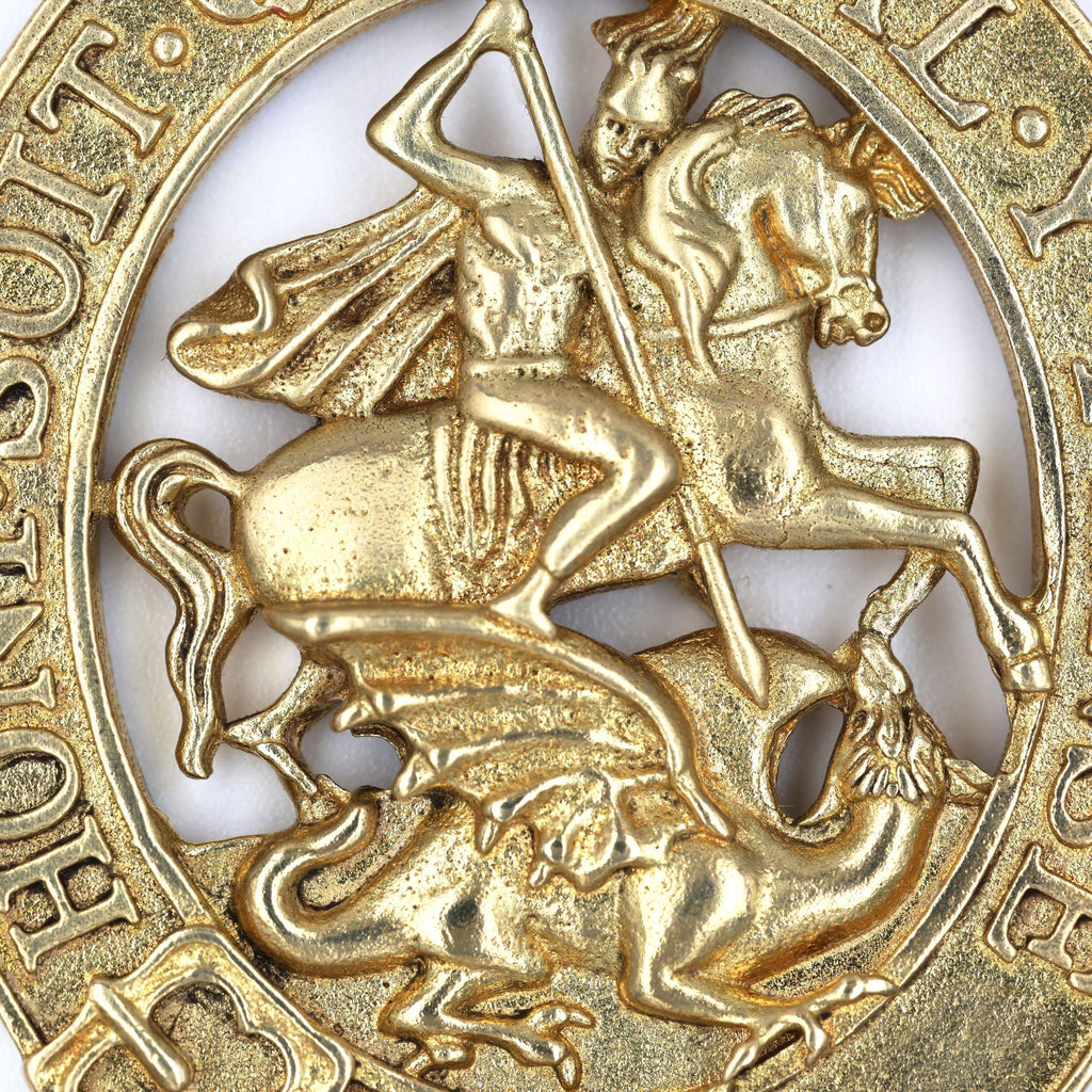 Order of the Garter Lesser George Badge & Ceremonial Sash – Museum Size 84.9 mm detail view 7
