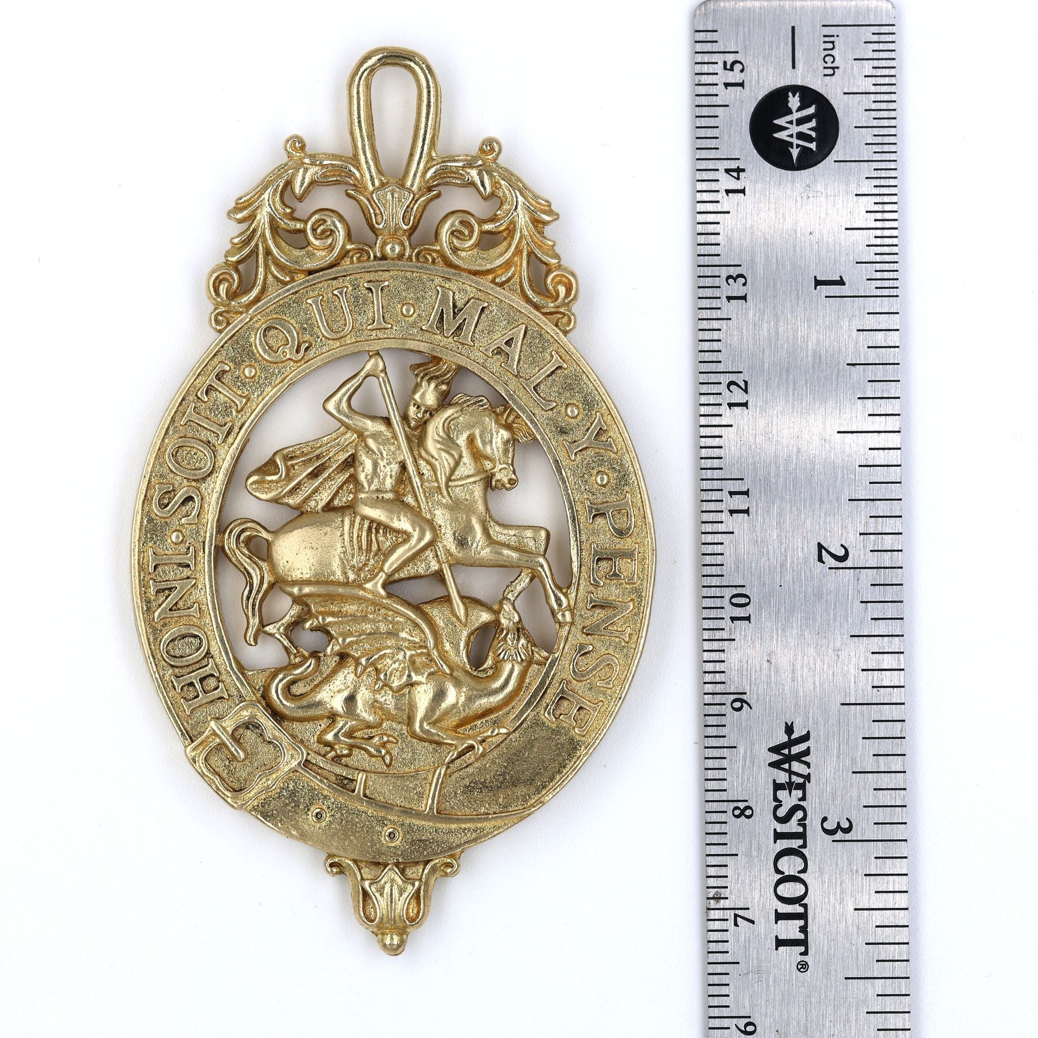 Order of the Garter Lesser George Badge & Ceremonial Sash – Museum Size 84.9 mm detail view 21