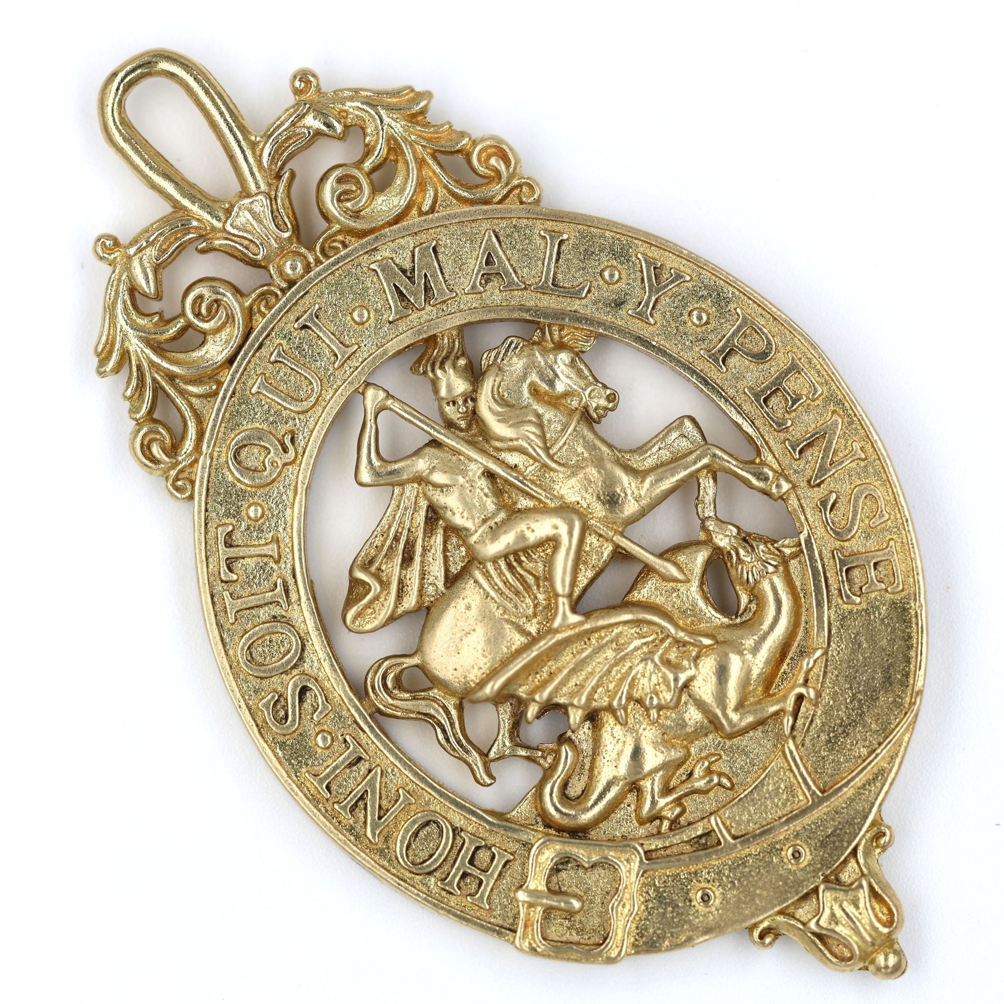 Order of the Garter Lesser George Badge & Ceremonial Sash – Museum Size 84.9 mm detail view 22