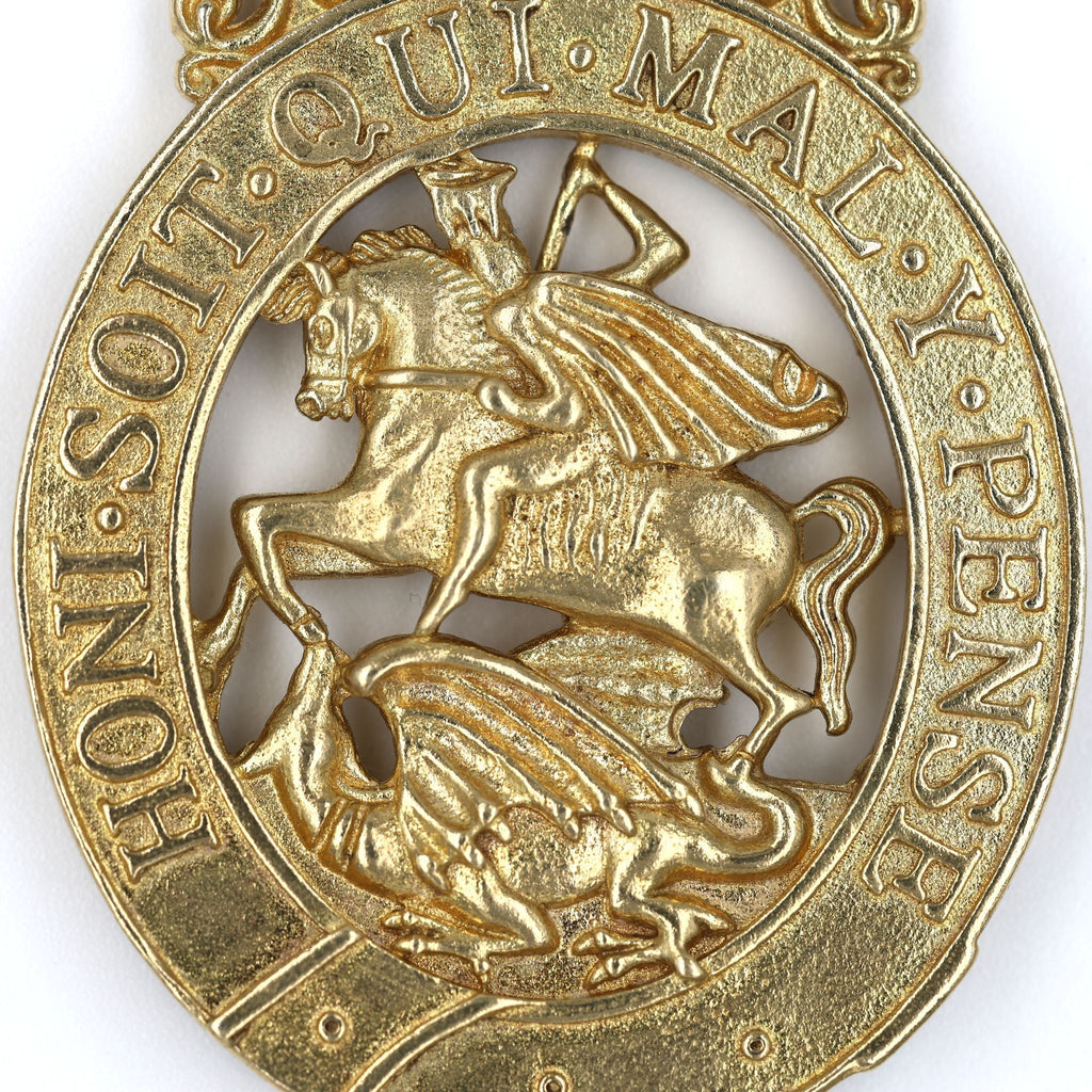 Order of the Garter Lesser George Badge & Ceremonial Sash – Museum Size 84.9 mm detail view 25