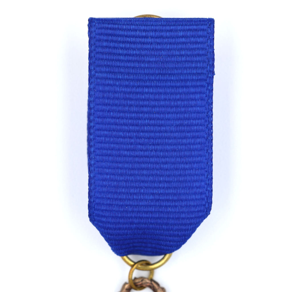 Order of the Garter Lesser George Solid Brass Enamel Blue Ribbon detail view 6