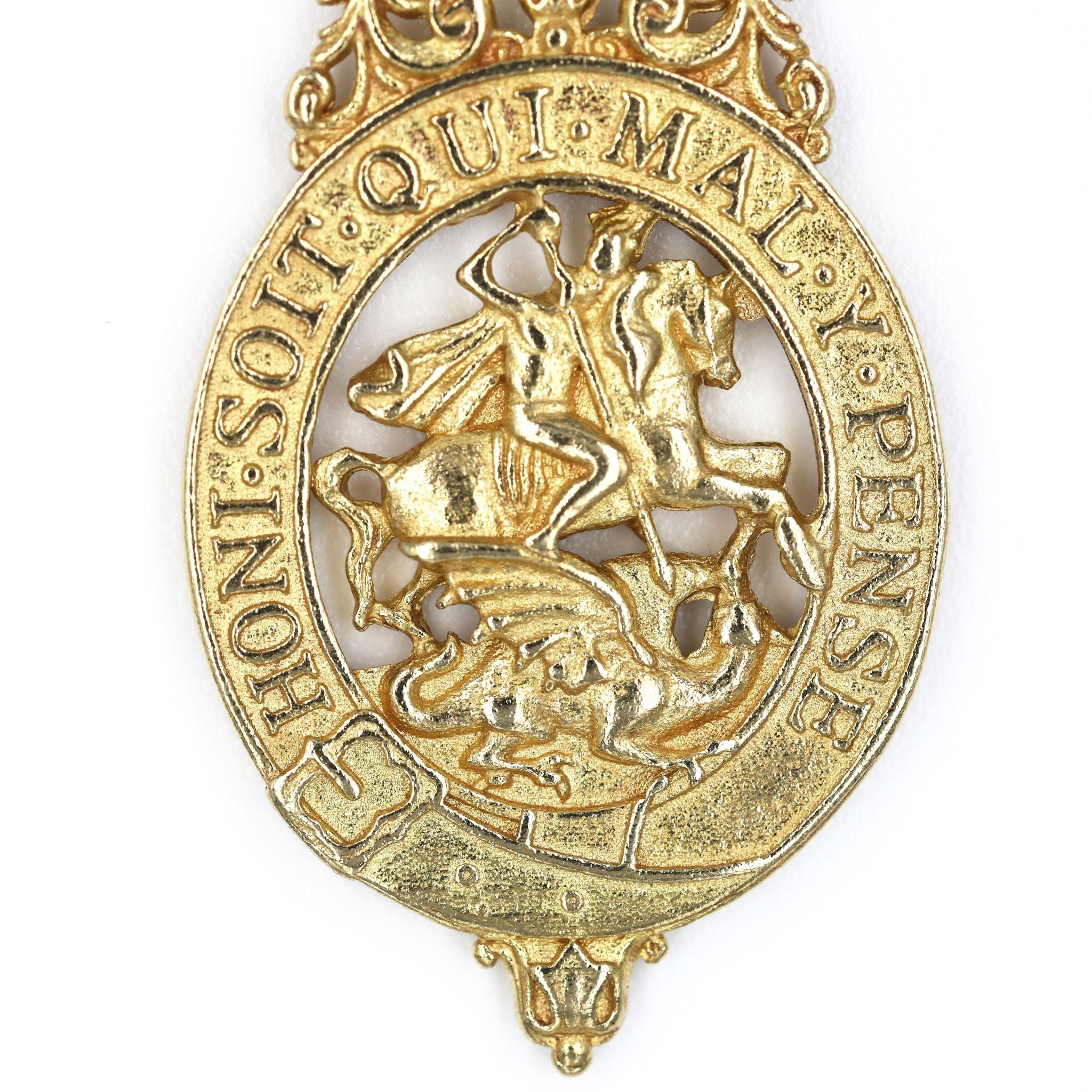 Order of the Garter Miniature Medal Lesser George Blue Ribbon detail view 6