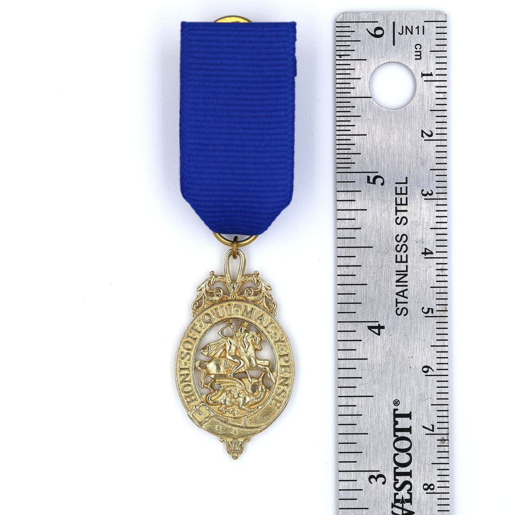 Order of the Garter Miniature Medal Lesser George Blue Ribbon detail view 3