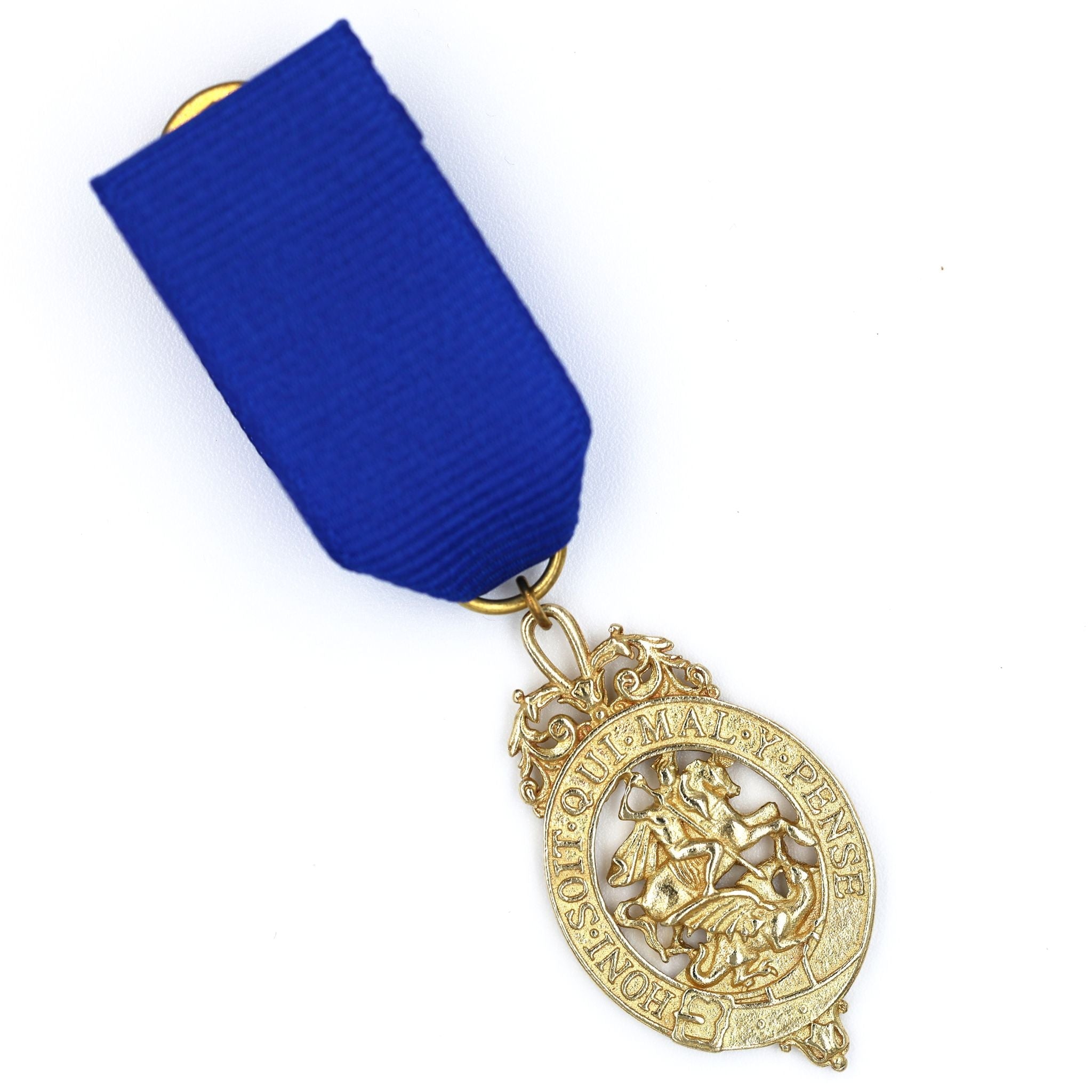 Order of the Garter Miniature Medal Lesser George Blue Ribbon detail view 7