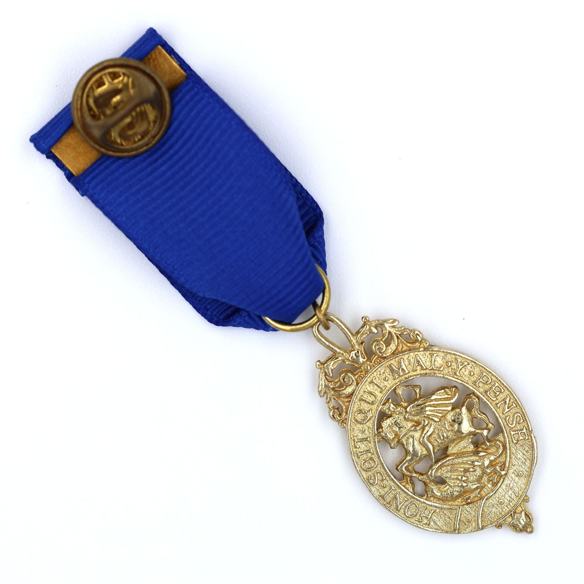 Order of the Garter Miniature Medal Lesser George Blue Ribbon detail view 8