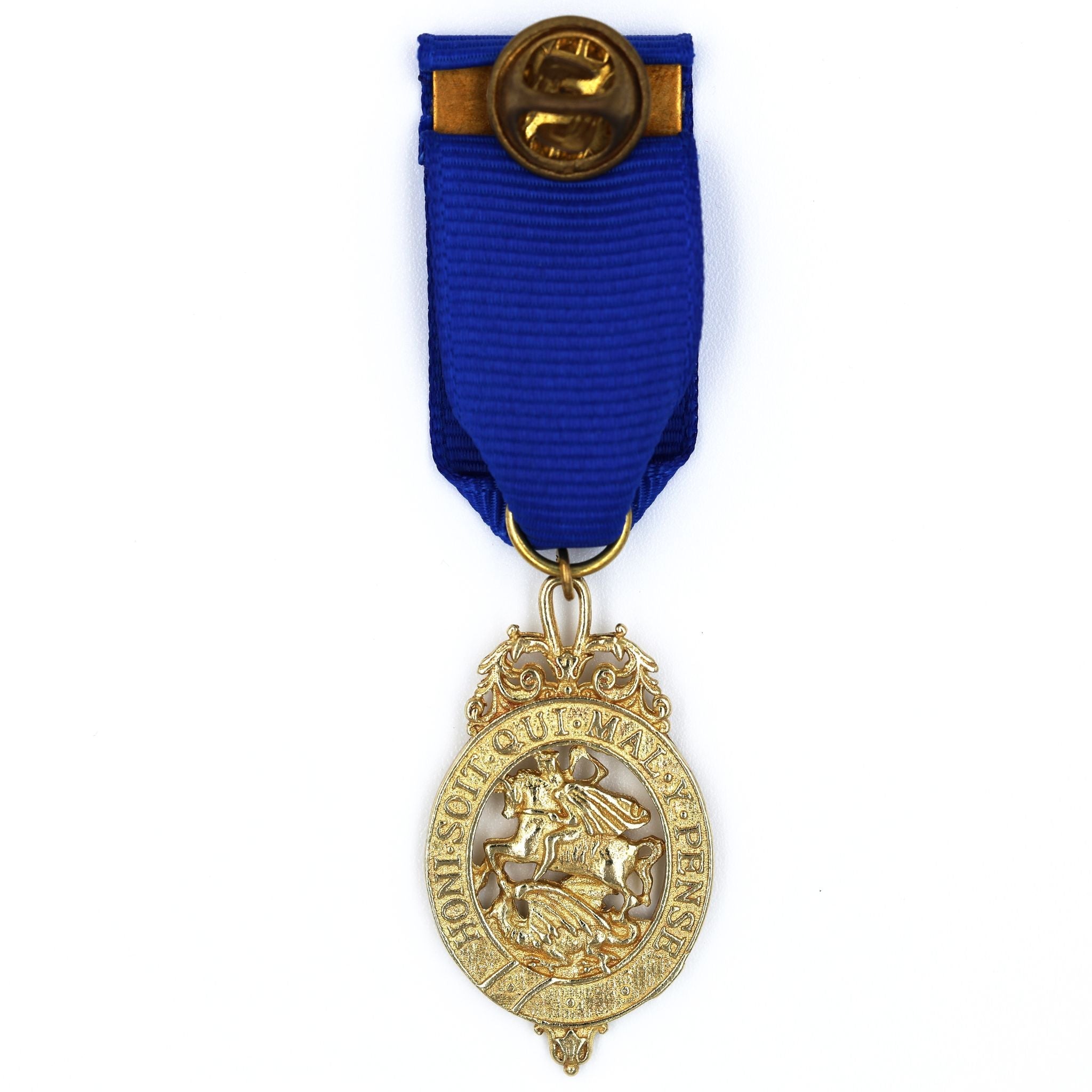 Order of the Garter Miniature Medal Lesser George Blue Ribbon detail view 2