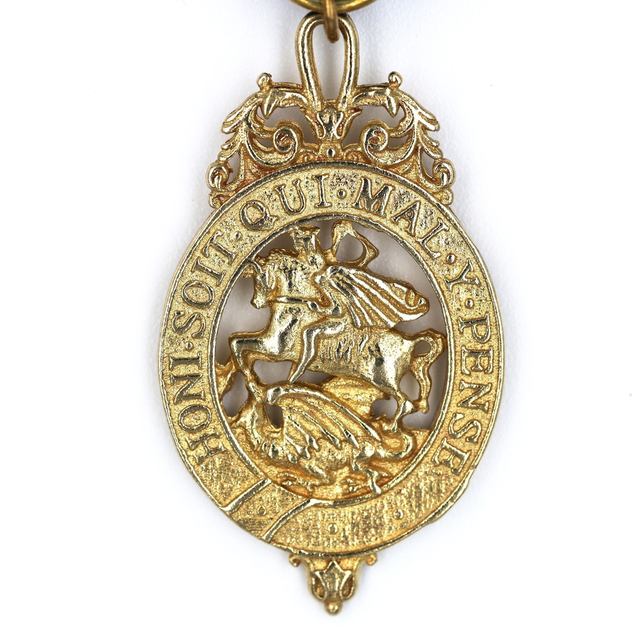 Order of the Garter Miniature Medal Lesser George Blue Ribbon detail view 5