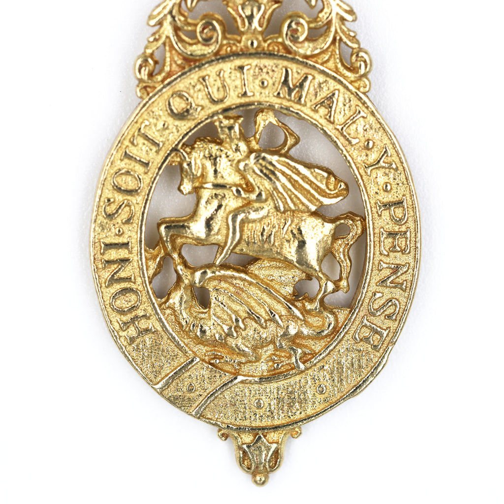 British Order of the Garter Lesser George Miniature & Sash Badge 2-Piece Set