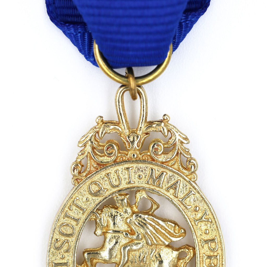 Order of the Garter Miniature Medal Lesser George Blue Ribbon detail view 10