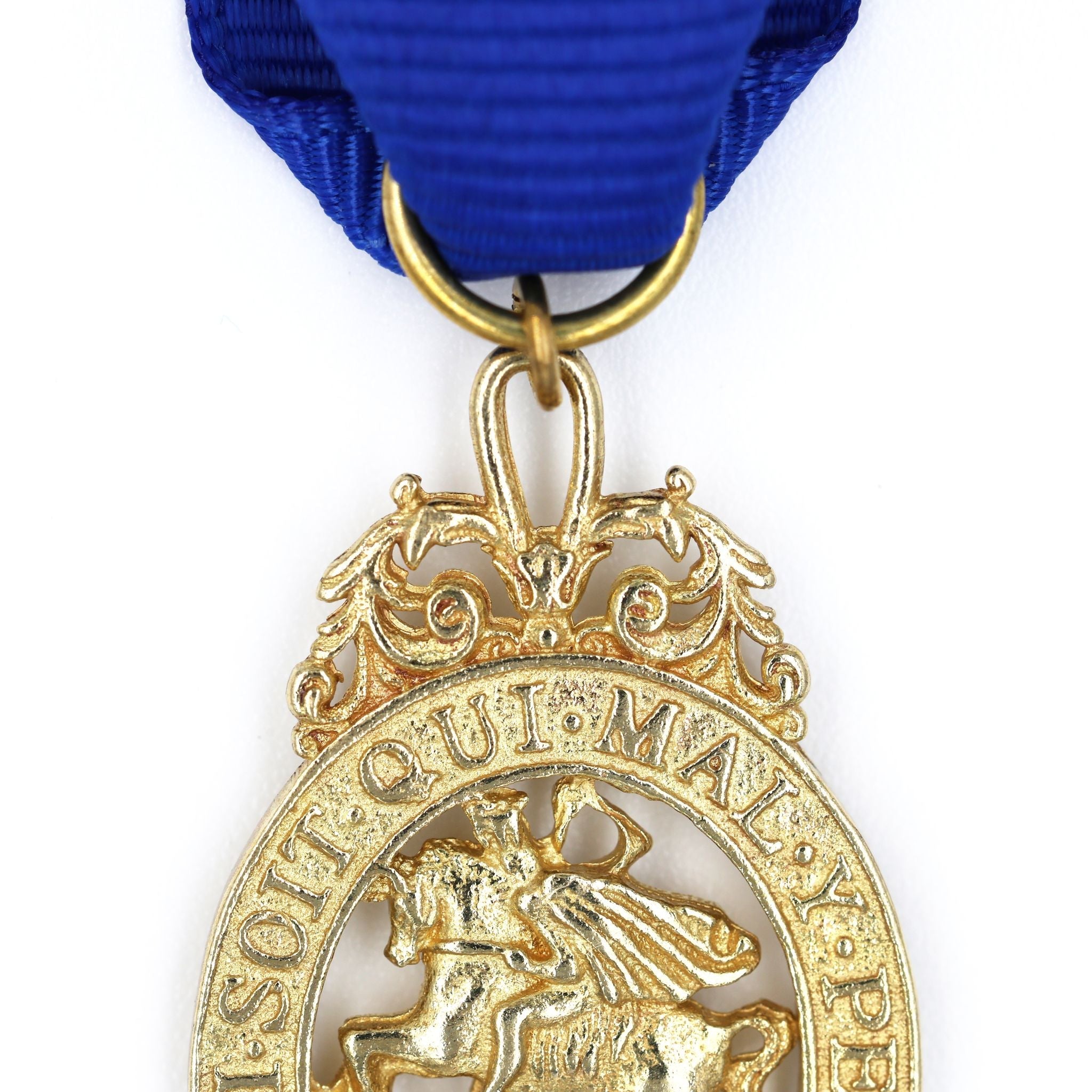 Order of the Garter Miniature Medal Lesser George Blue Ribbon detail view 10