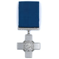UK George Cross Replica Medal – Full Size with Dark Blue Ribbon