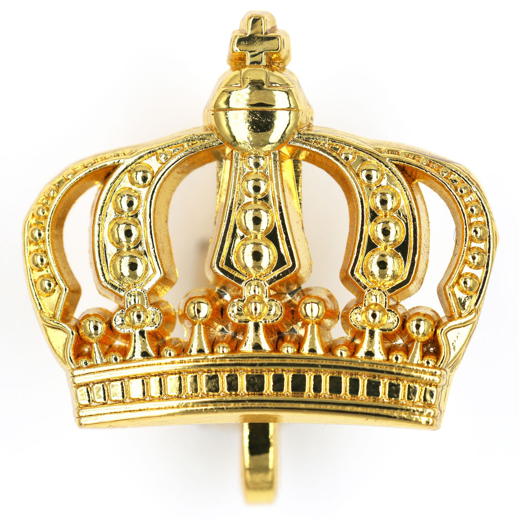 Royal Crown Medal Hanger Gold Tone Order Badge Suspension Accessory Replica