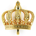 Royal Crown Medal Hanger Gold Tone Order Badge Suspension Accessory Replica