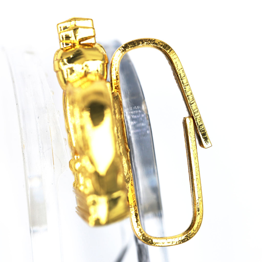 Royal Crown Medal Hanger Gold Tone Order Badge Suspension Accessory Replica